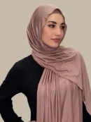 Premium Jersey Hijab – Dusty Rose